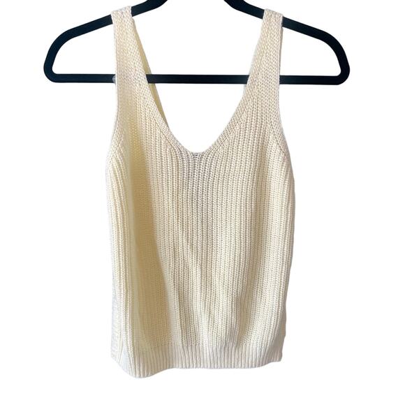 Francescas Shirt Womens Size Small Knit Tank Top NEW Casual Yellow Festival - Picture 4 of 10